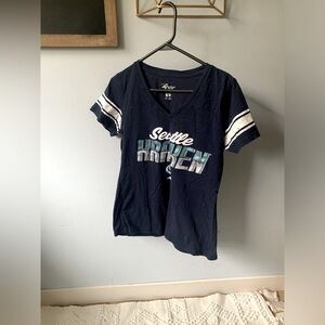 NHL Seattle Kraken Hockey V-Neck Tee